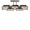 VIBRATION 10L 1400X550 BRONZE FINISH CHANDELIER