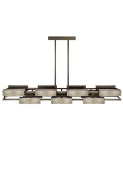 VIBRATION 14L 2000X1150 BRONZE FINISH CHANDELIER