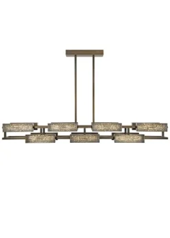 VIBRATION 14L 2000X1150 BRONZE FINISH CHANDELIER
