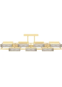 VIBRATION 14L 2000X550 BRONZE FINISH CHANDELIER