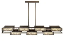 VIBRATION 14L 2000X1150 BRONZE FINISH CHANDELIER
