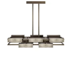 VIBRATION 10L 1400X1150 BRONZE FINISH CHANDELIER