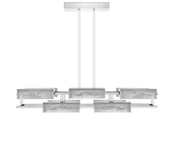 VIBRATION 10L 1400X1150 CHROME-PLATED FINISH CHANDELIER