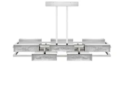 VIBRATION 10L 1400X850 CHROME-PLATED FINISH CHANDELIER