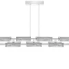 VIBRATION 14L 2000X1150 CHROME-PLATED FINISH CHANDELIER