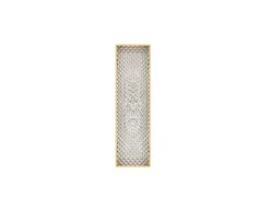 VIBRATION 1L 110X460 PALE GOLD FINISH SCONCE