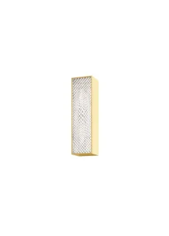 VIBRATION 1L 110X460 PALE GOLD FINISH SCONCE