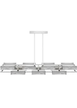 VIBRATION 14L 2000X1150 PALE GOLD FINISH CHANDELIER