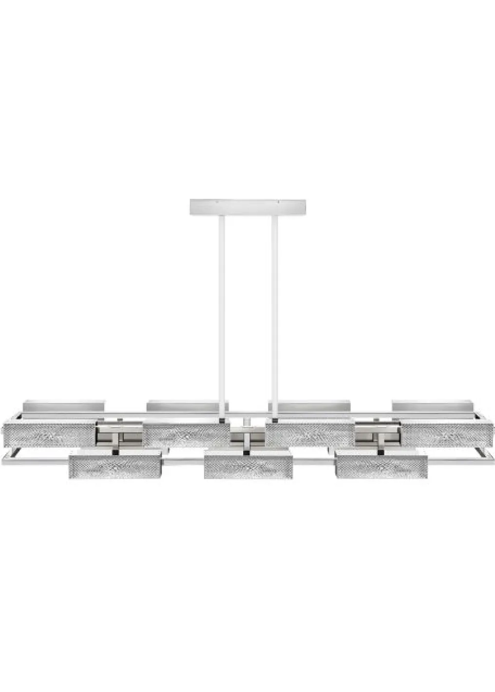 VIBRATION 14L 2000X1150 PALE GOLD FINISH CHANDELIER