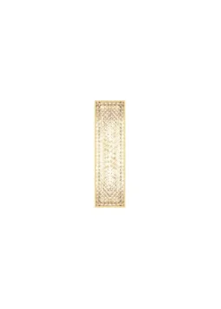 VIBRATION 1L 110X460 PALE GOLD FINISH SCONCE