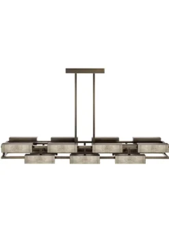VIBRATION 14L 2000X1150 PALE GOLD FINISH CHANDELIER