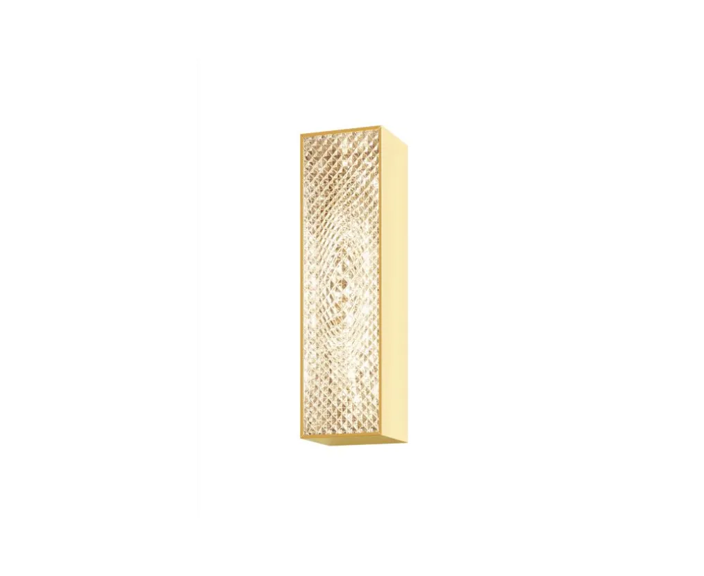 VIBRATION 1L 110X460 PALE GOLD FINISH SCONCE