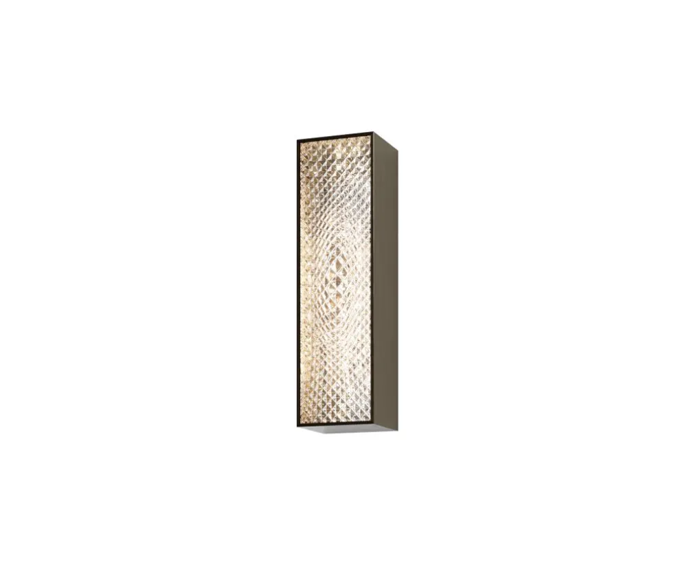 VIBRTTION 1L 110X460 BRONZE FINISH SCONCE